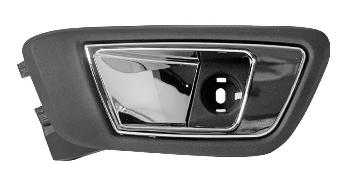Manija Puerta Interior Trasera Cromado/Negro Lado Conductor