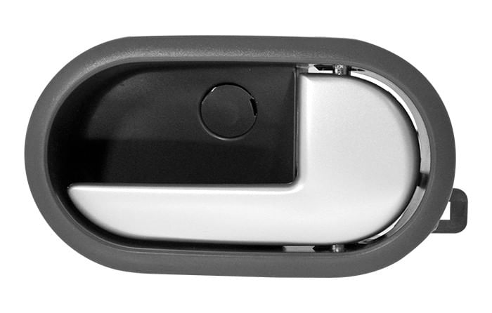 Manija Puerta Interior Delantera O Trasera Negro/Plata Lado Pasajero