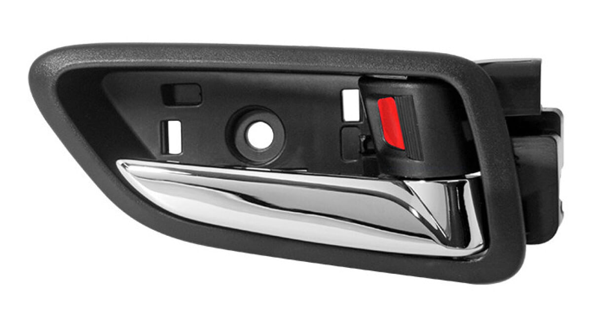 Manija Puerta Interior Delantera O Trasera Cromado/Negro Lado Pasajero