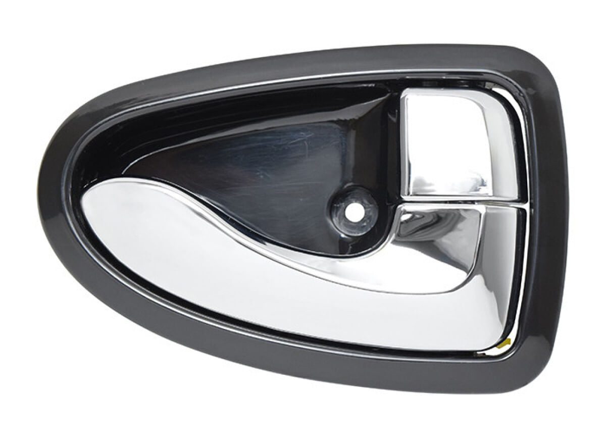 Manija Puerta Interior Delantera O Trasera Negro/Cromado Lado Pasajero