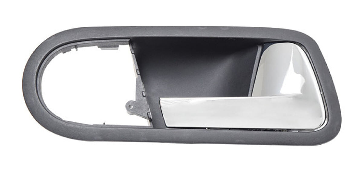 Manija Puerta Interior Delantera O Trasera Negro/Cromado Lado Pasajero