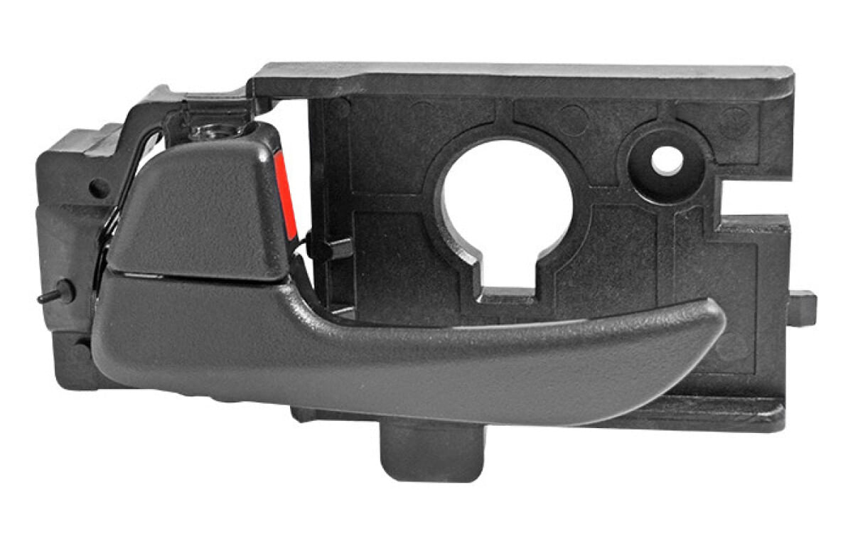 Manija Puerta Interior Delantera Negro Corrugado Lado Conductor