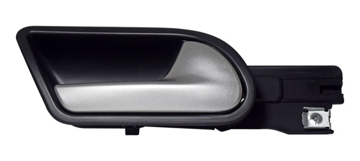 Manija Puerta Interior Delantera Negro/Plata Sin Hoyo Sin Control Lado Pasajero