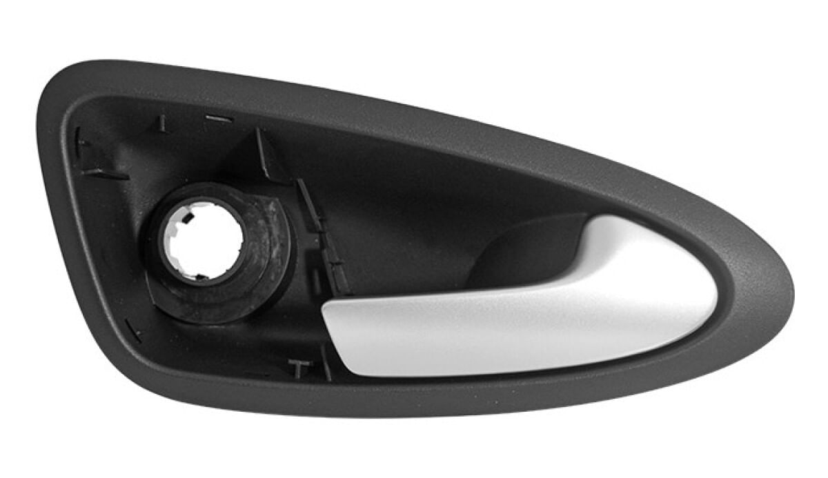 Manija Puerta Interior Delantera Negro/Plata Lado Pasajero
