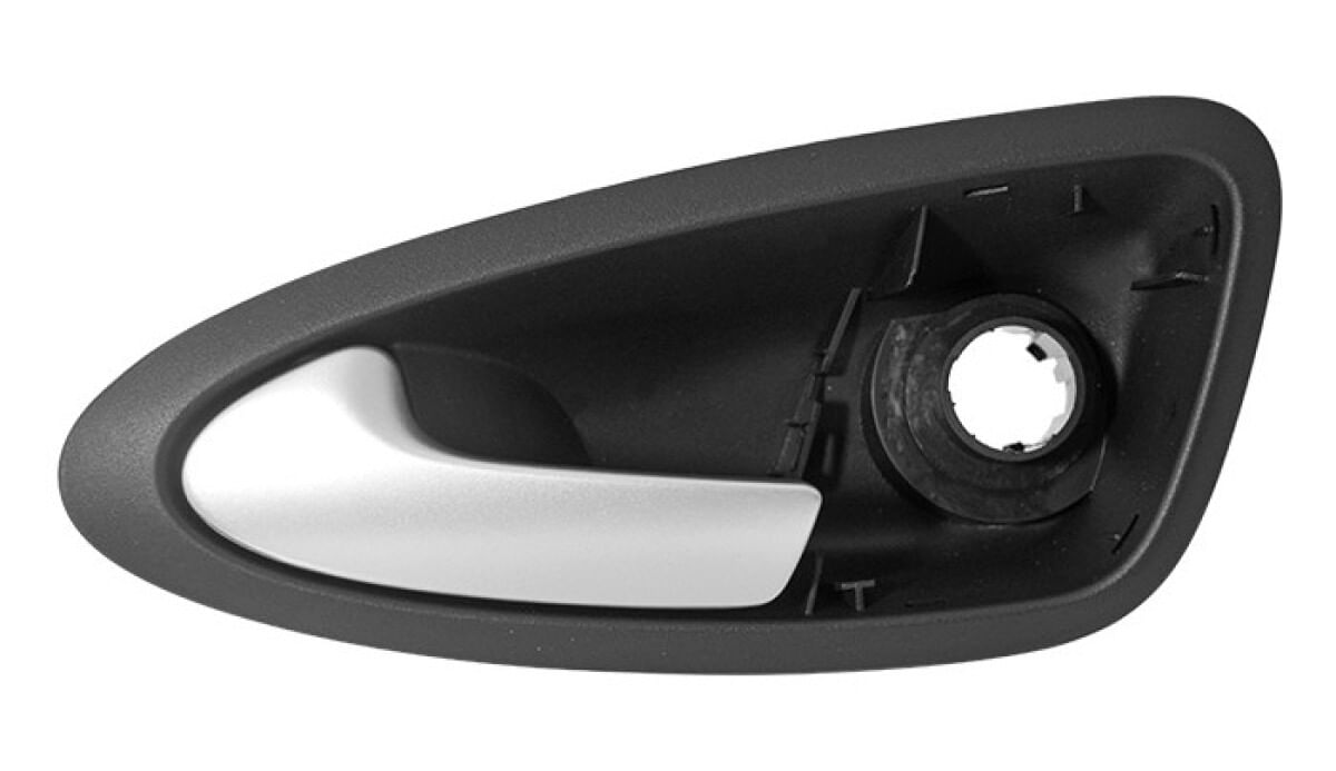 Manija Puerta Interior Delantera Negro/Plata Lado Conductor