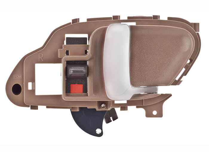Manija Puerta Interior Delantera O Trasera Beige/Cromado Lado Pasajero
