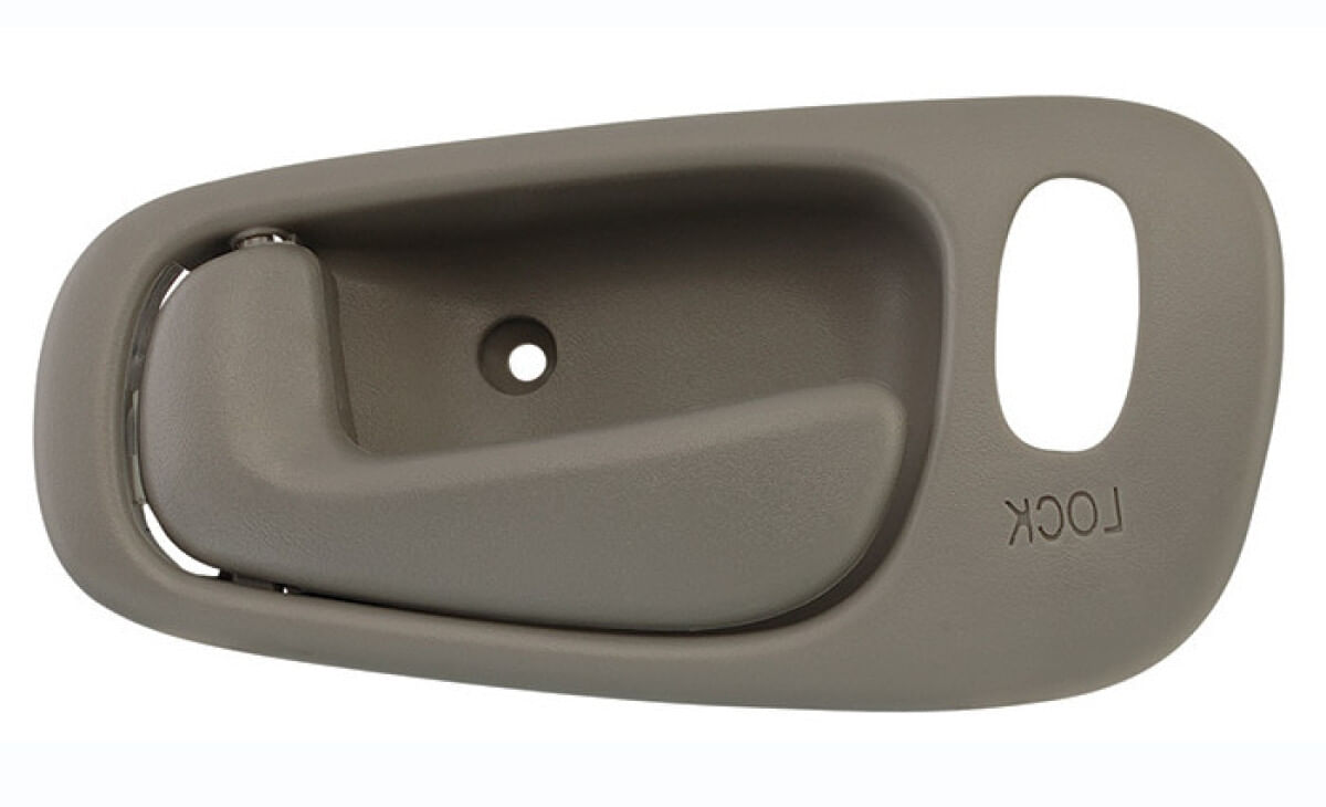 Manija Puerta Interior Delantera O Trasera Gris Con Hoyo Para Seguro Lado Conductor