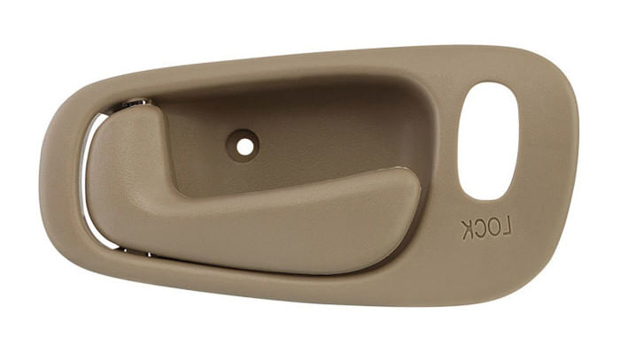 Manija Puerta Interior Delantera O Trasera Beige Con Hoyo Para Seguro Lado Conductor
