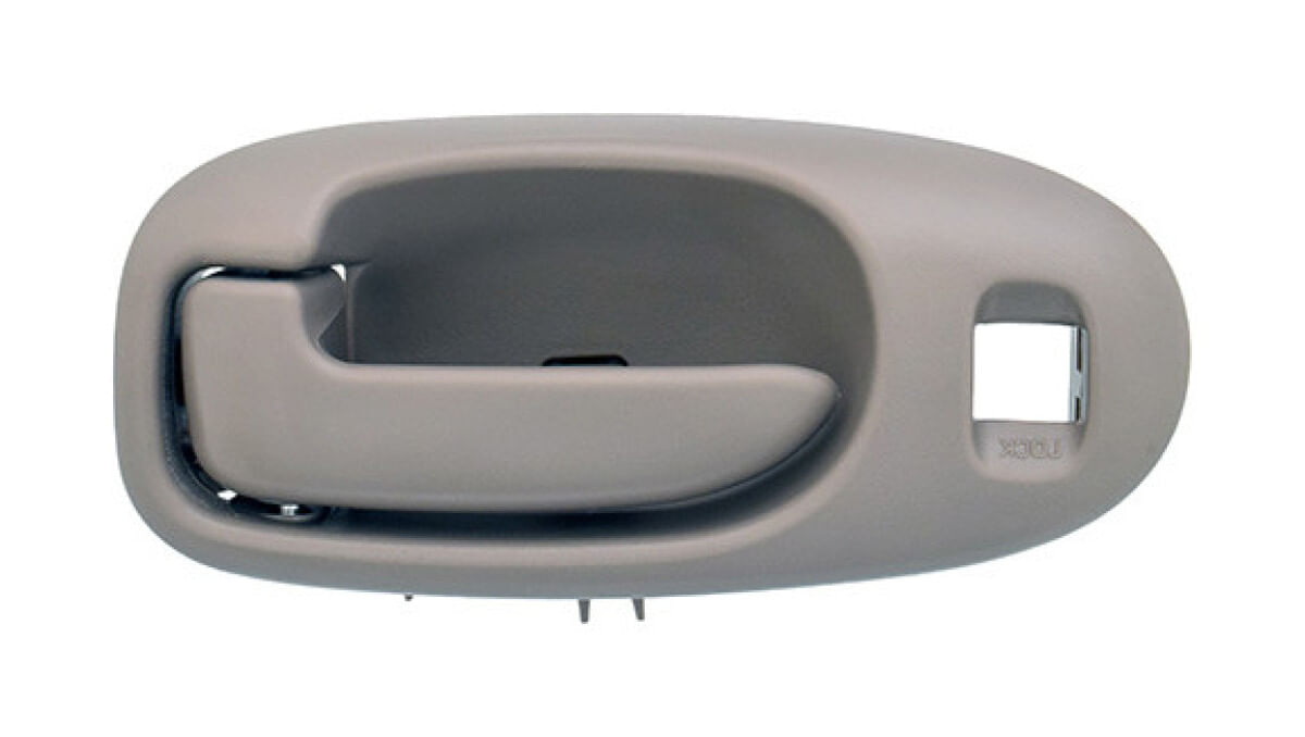 Manija Puerta Interior Delantera Gris Claro Con Hoyo Para Seguro Lado Conductor