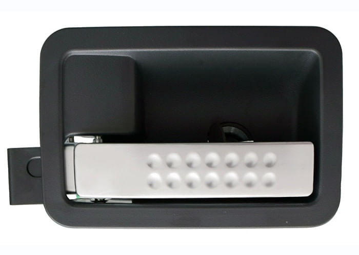 Manija Puerta Interior Delantera O Trasera Gris Obscuro/Plata Lado Conductor