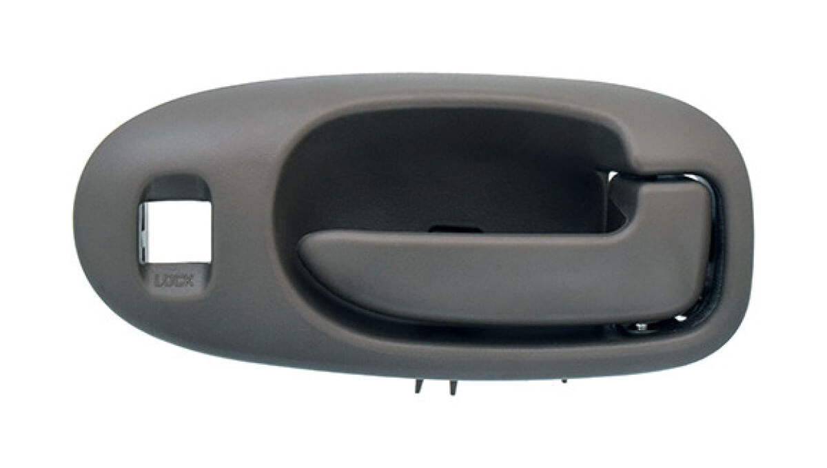 Manija Puerta Interior Delantera Gris Obscuro Con Hoyo Para Seguro Lado Pasajero