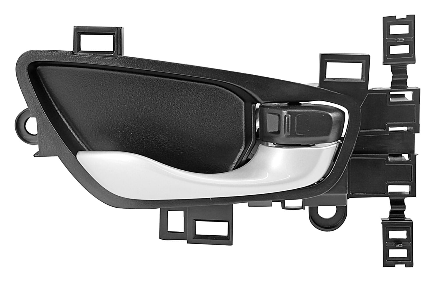 Manija Puerta Interior Delantera O Trasera Negro/Plata Lado Pasajero