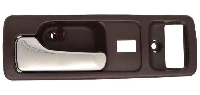Manija Puerta Interior Delantera Café/Cromado Con Hoyo Para Seguro Lado Conductor