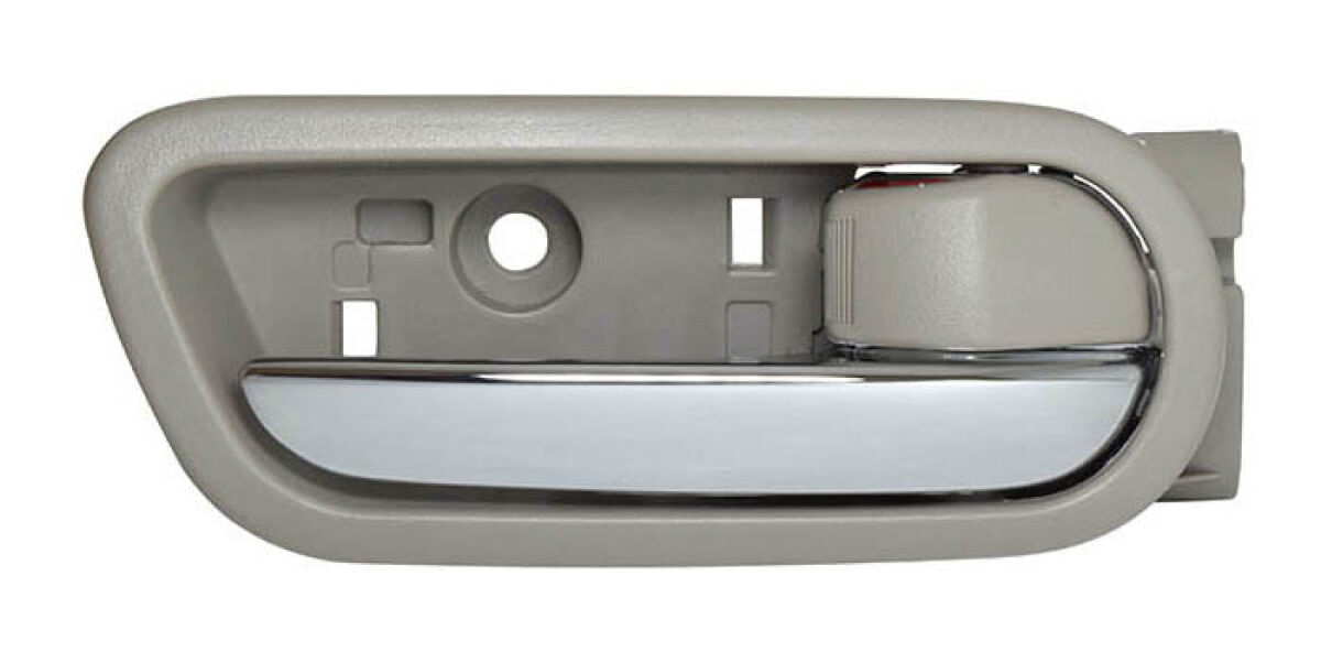 Manija Puerta Interior Trasera Beige/Cromado Lado Pasajero