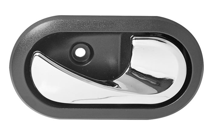 Manija Puerta Interior Delantera O Trasera Negro/Cromado Lado Pasajero