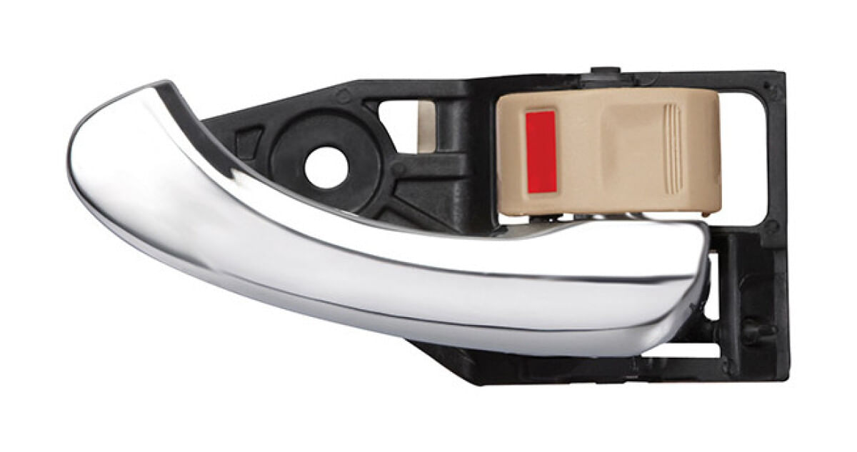 Manija Puerta Interior Delantera O Trasera Beige/Cromado Lado Pasajero