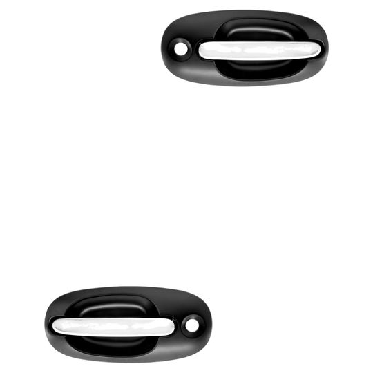 hushan-par-de-manijas-de-puertas-exteriores-delanteras-negro-cromado-liso-para-pintar-con-hoyo-para-llave-dodge-caravan-1996-2000-caravan-0