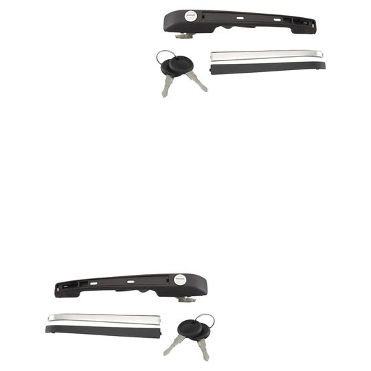 hushan-par-de-manijas-de-puertas-exteriores-delanteras-negro-cromado-volkswagen-golf-1987-1992-golf-0