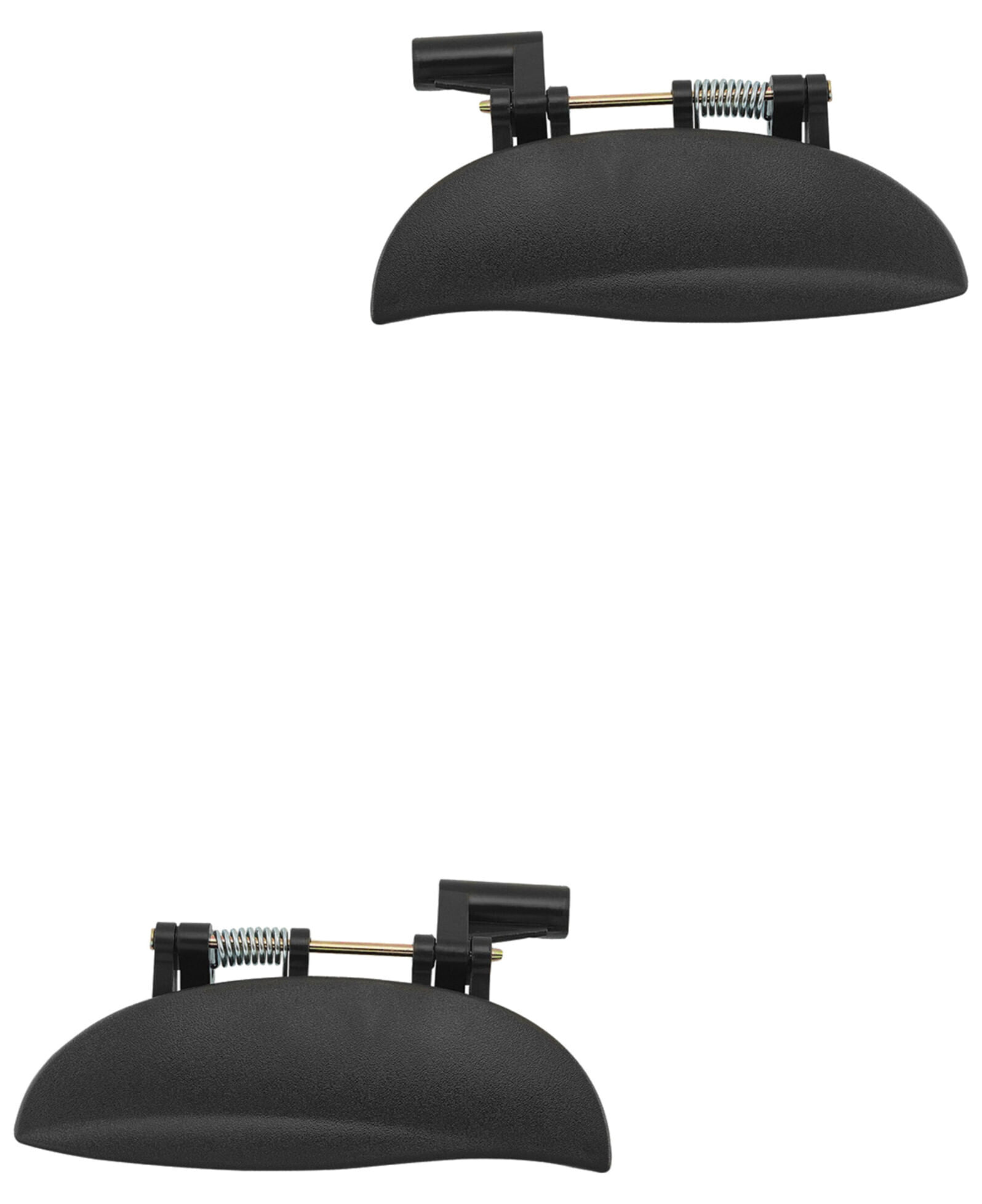 Par De Manijas De Puertas Exteriores Delanteras Negro