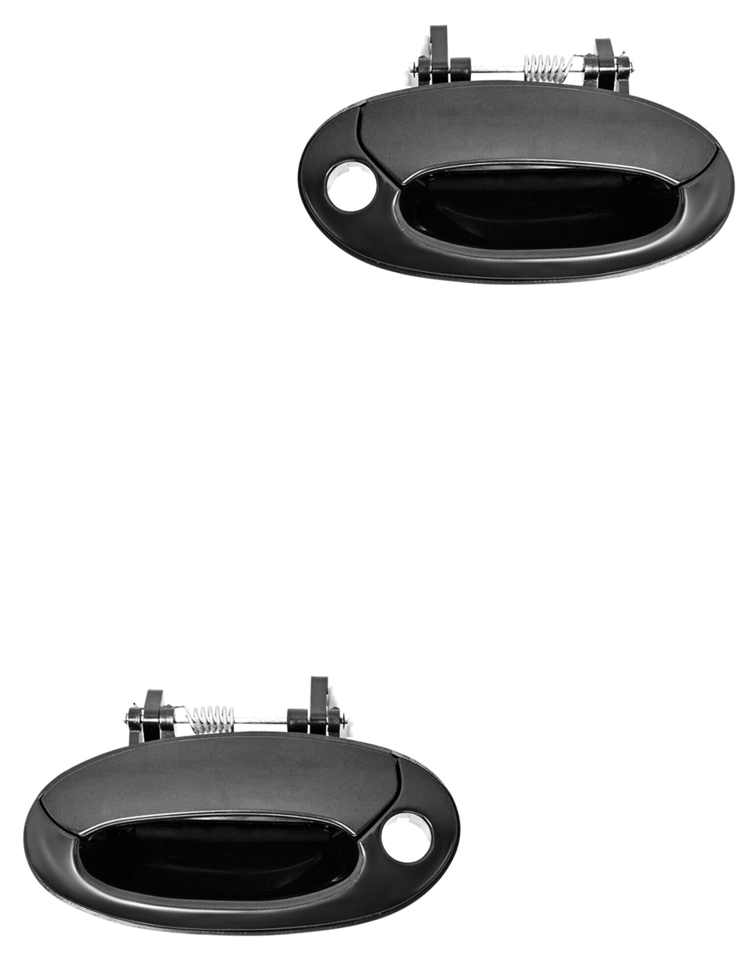 Par De Manijas De Puertas Exteriores Delanteras Negro