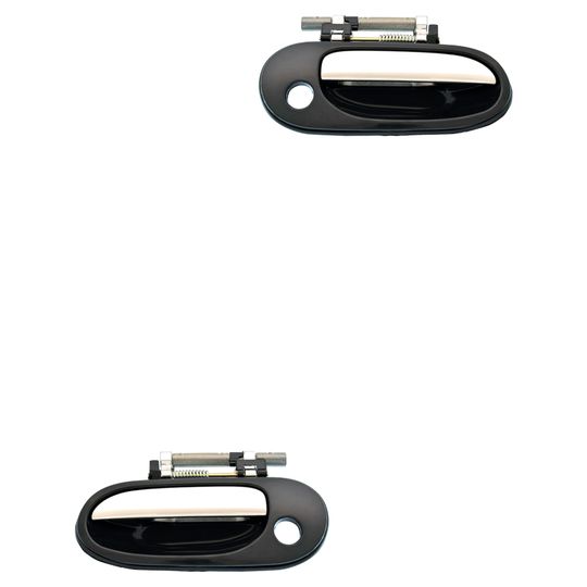 hushan-par-de-manijas-de-puertas-exteriores-delanteras-negro-cromado-liso-para-pintar-con-hoyo-para-llave-nissan-almera-2001-2005-almera-0