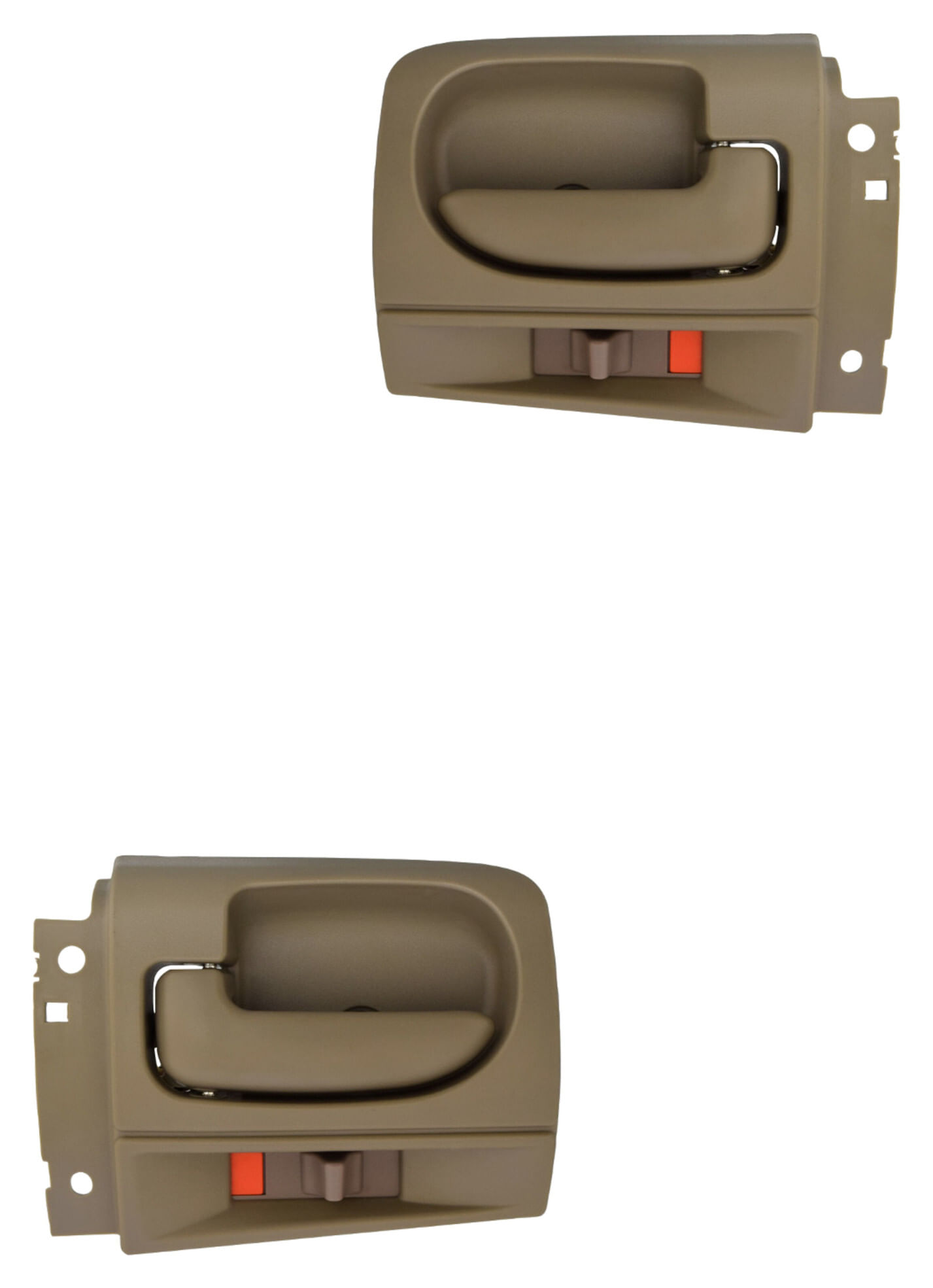 Par De Manijas De Puertas Interiores Delanteras O Traseras Gris