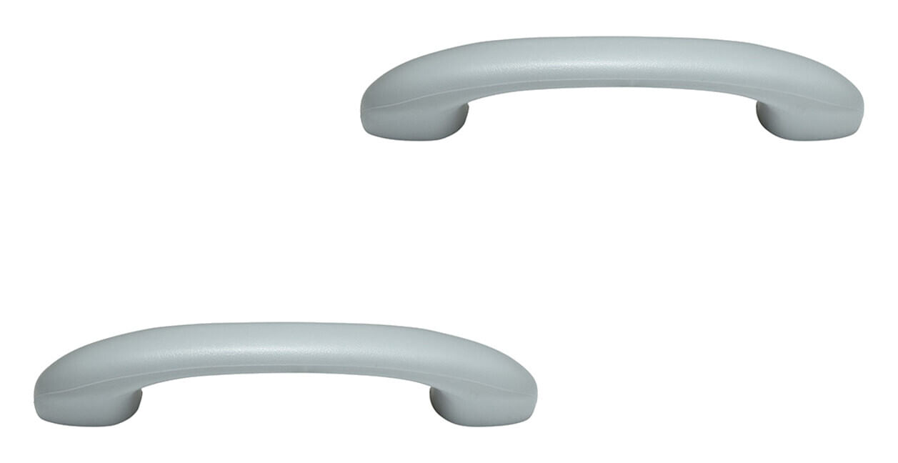 Par De Manijas De Puertas Interiores Delanteras Gris