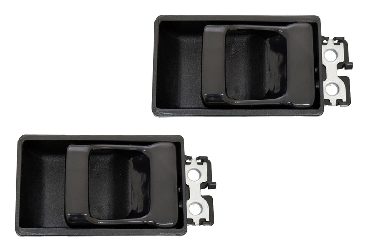 Par De Manijas De Puertas Interiores Delanteras O Traseras Negro