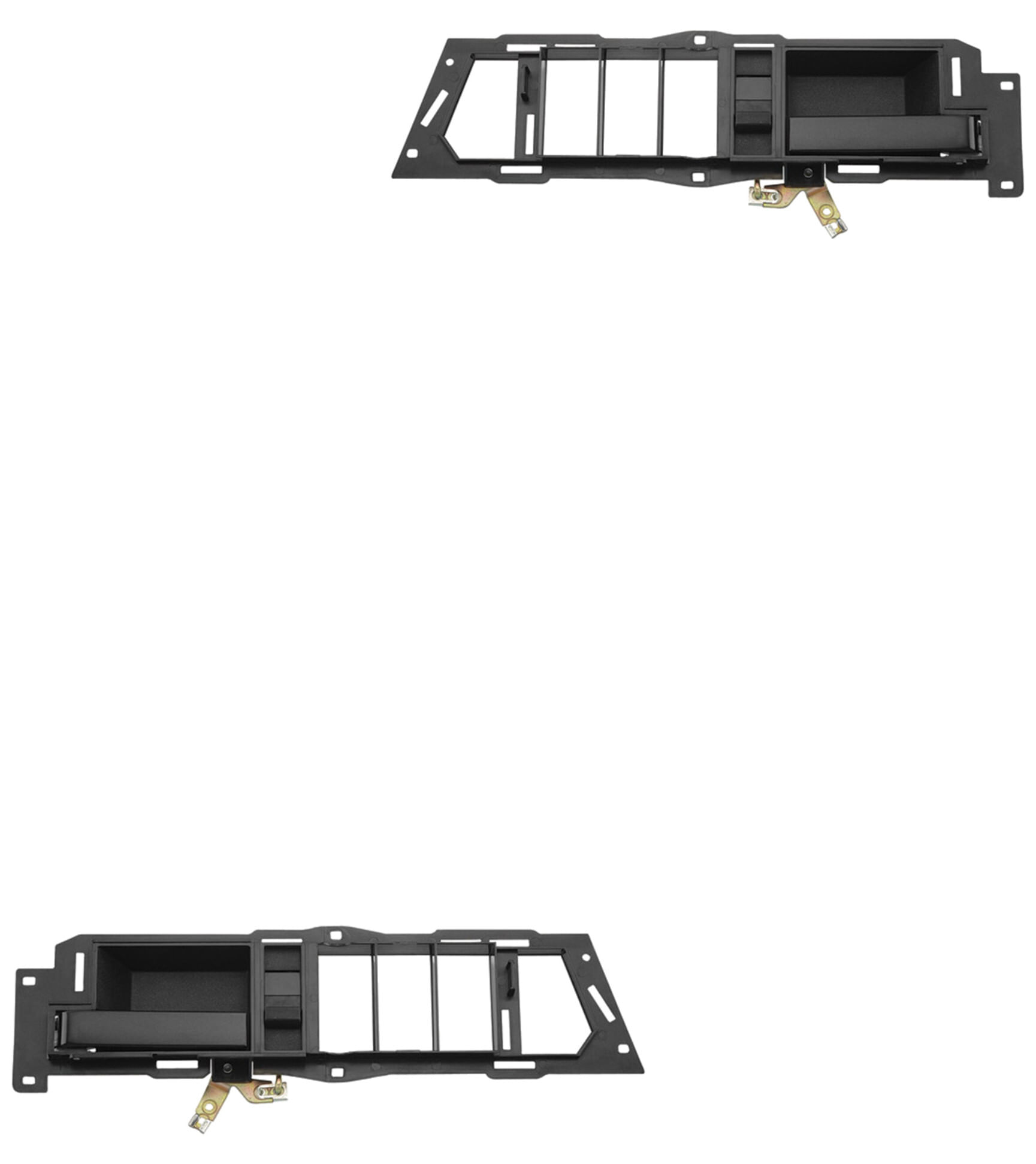 Par De Manijas De Puertas Interiores Delanteras Negro