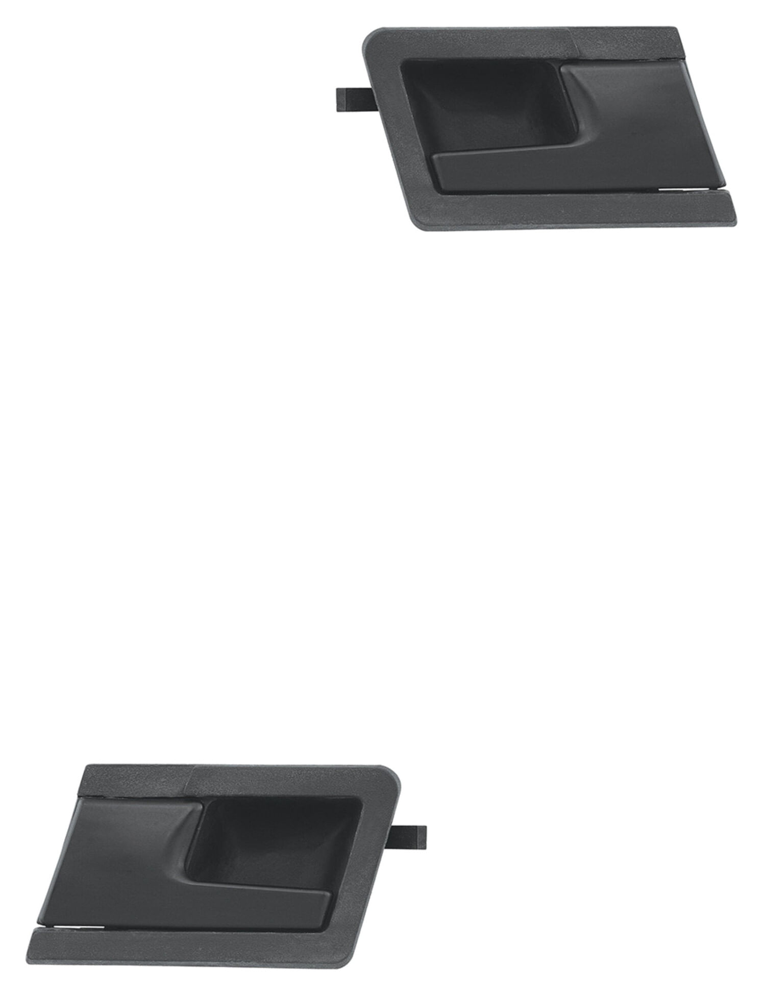 Par De Manijas De Puertas Interiores Delanteras Negro