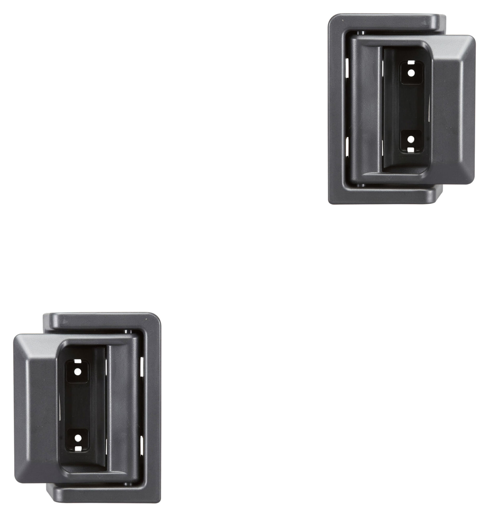 Par De Manijas De Puertas Interiores Traseras Negro