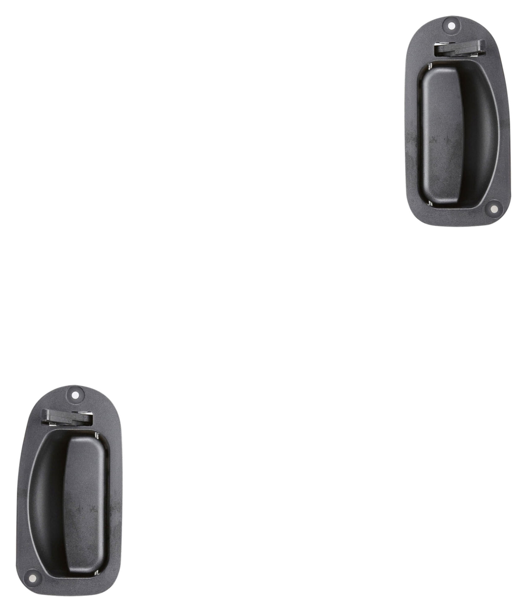 Par De Manijas De Puertas Interiores Traseras Negro