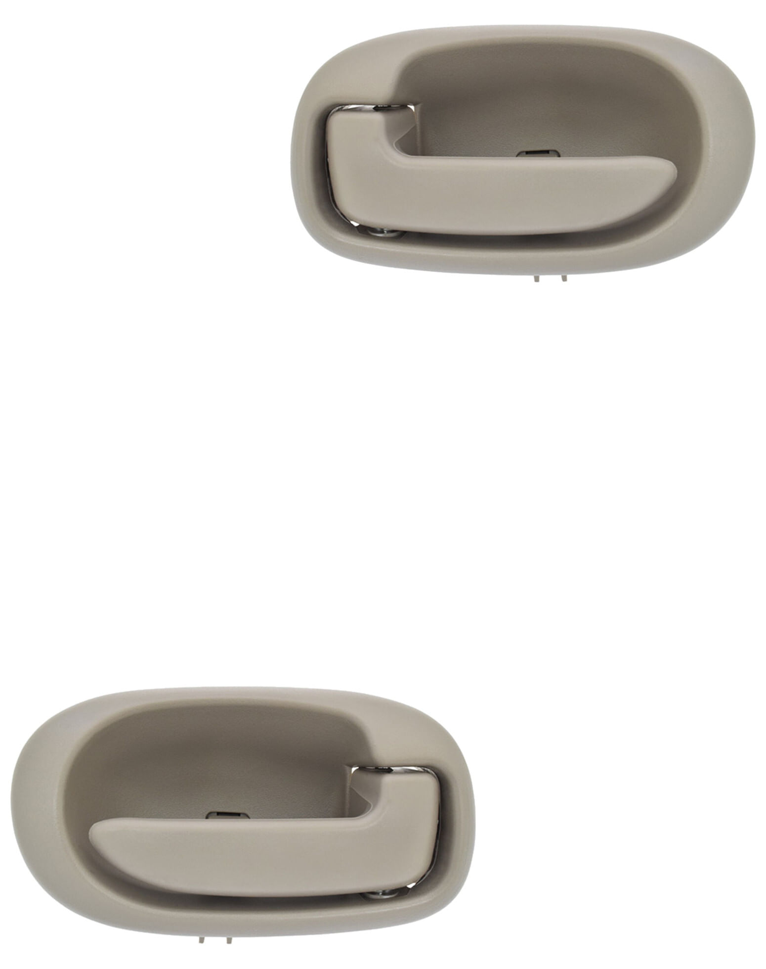 Par De Manijas De Puertas Interiores Traseras Gris Claro