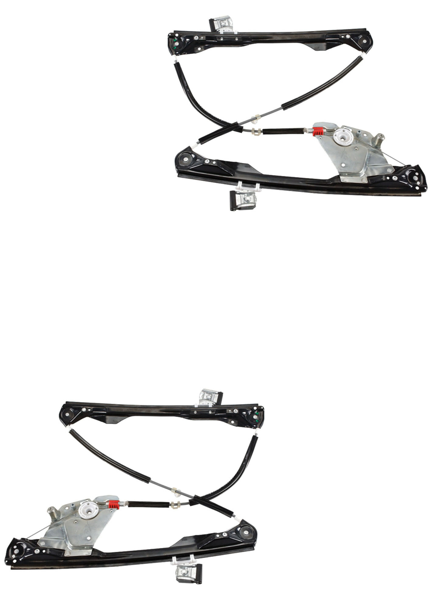 Par De Elevadores De Cristal Delanteros Sin Motor