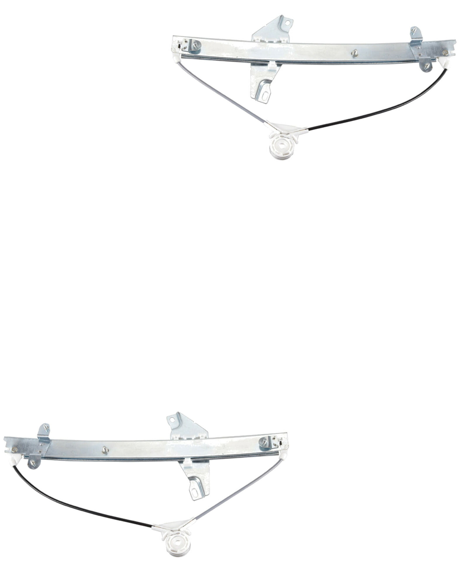Par De Elevadores De Cristal Delanteros Sin Motor