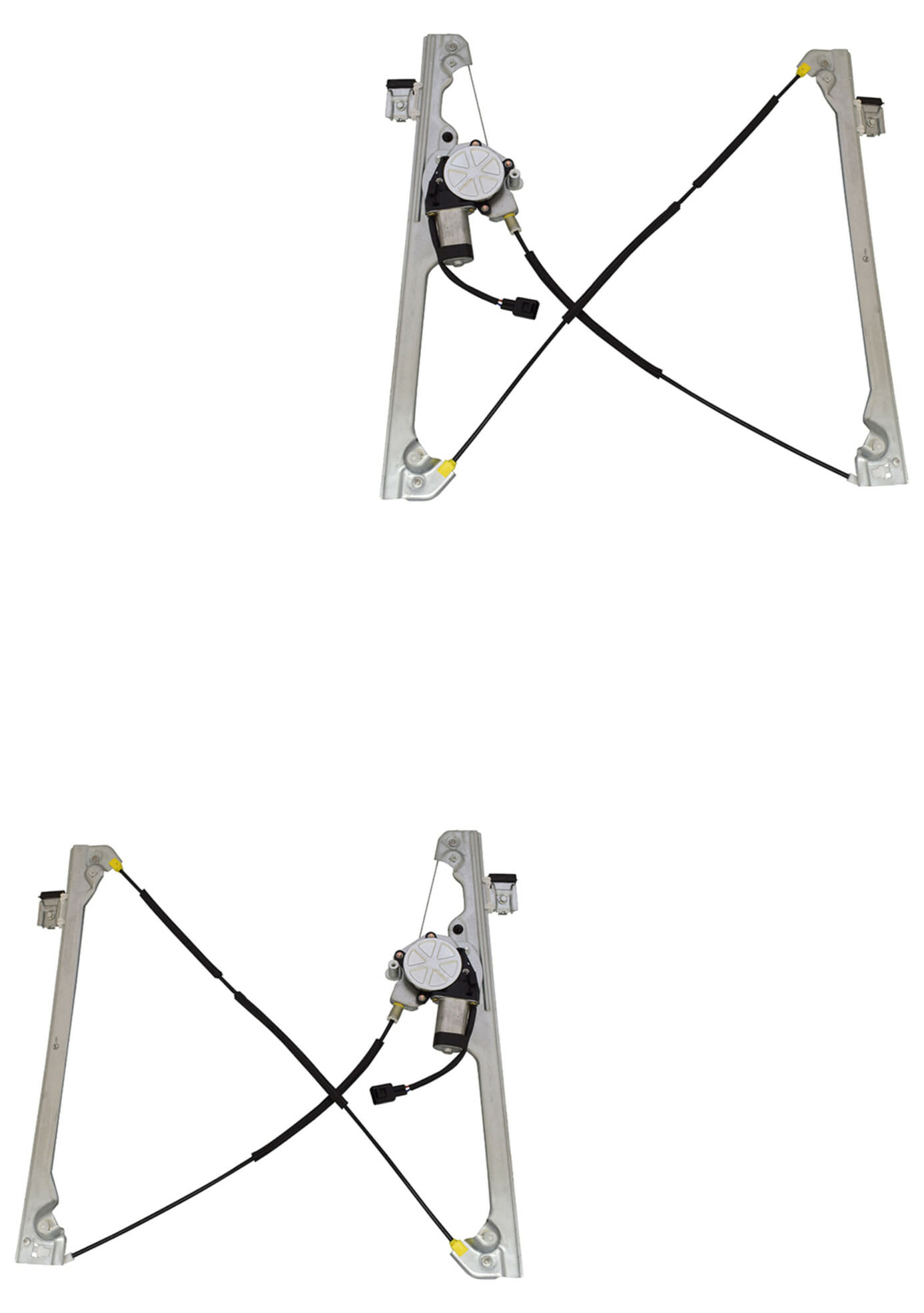 Par De Elevadores De Cristal Delanteros Con Motor