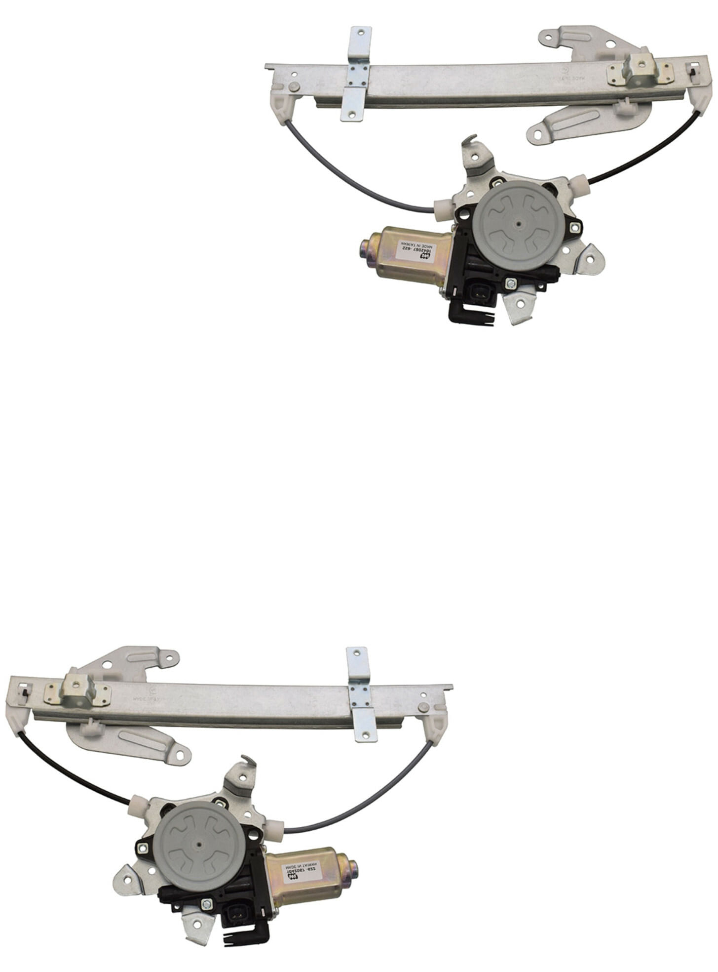 Par De Elevadores De Cristal Traseros Con Motor