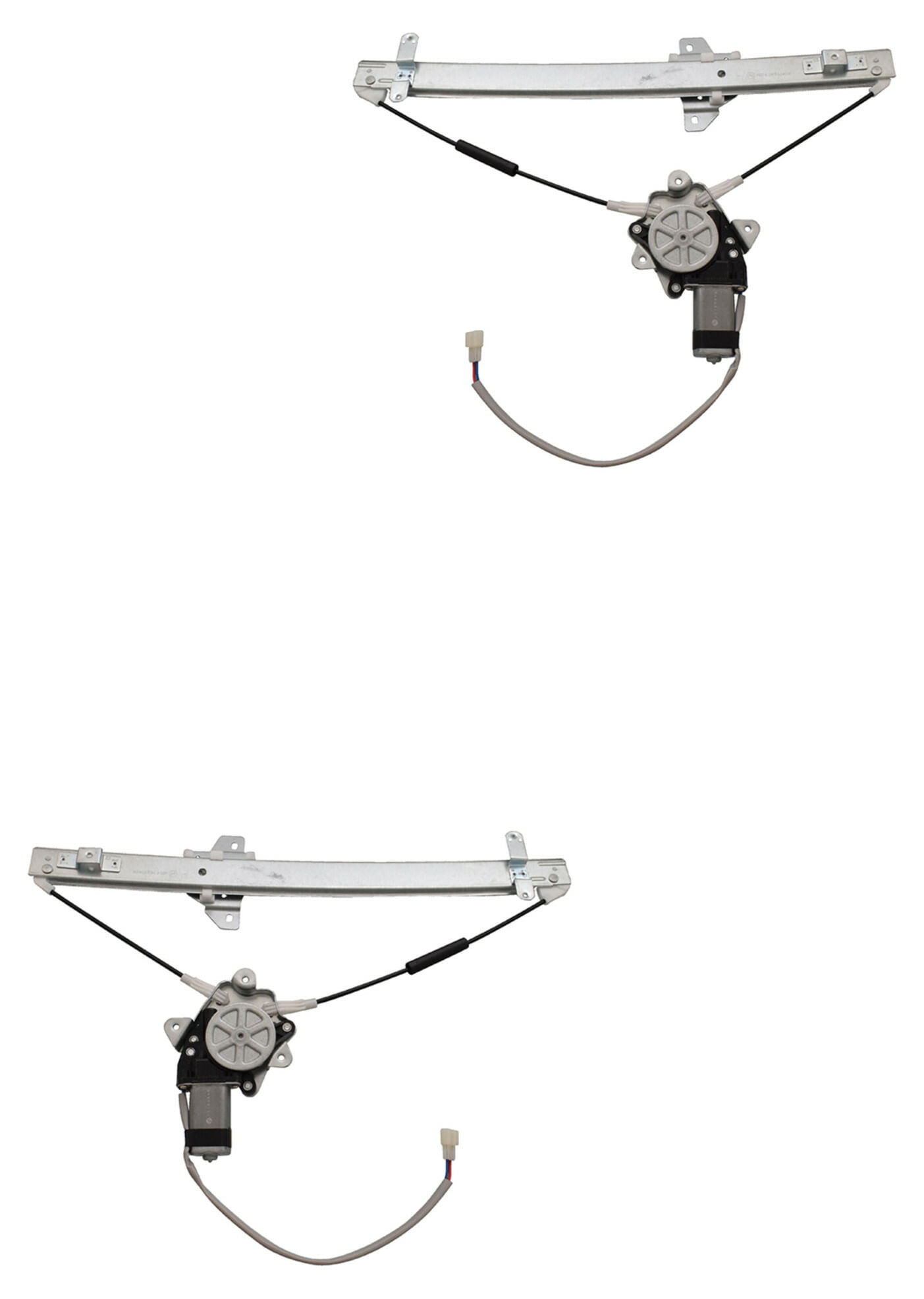Par De Elevadores De Cristal Delanteros Con Motor