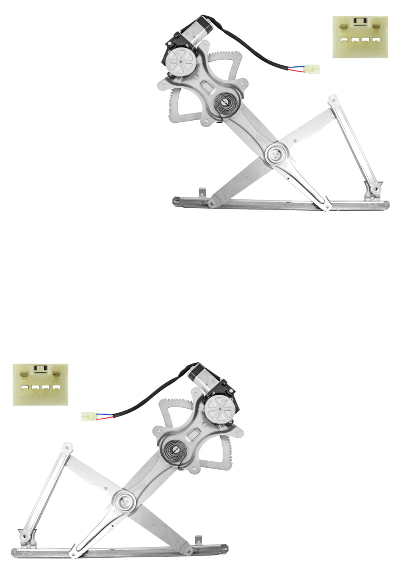 Par De Elevadores De Cristal Delanteros Con Motor