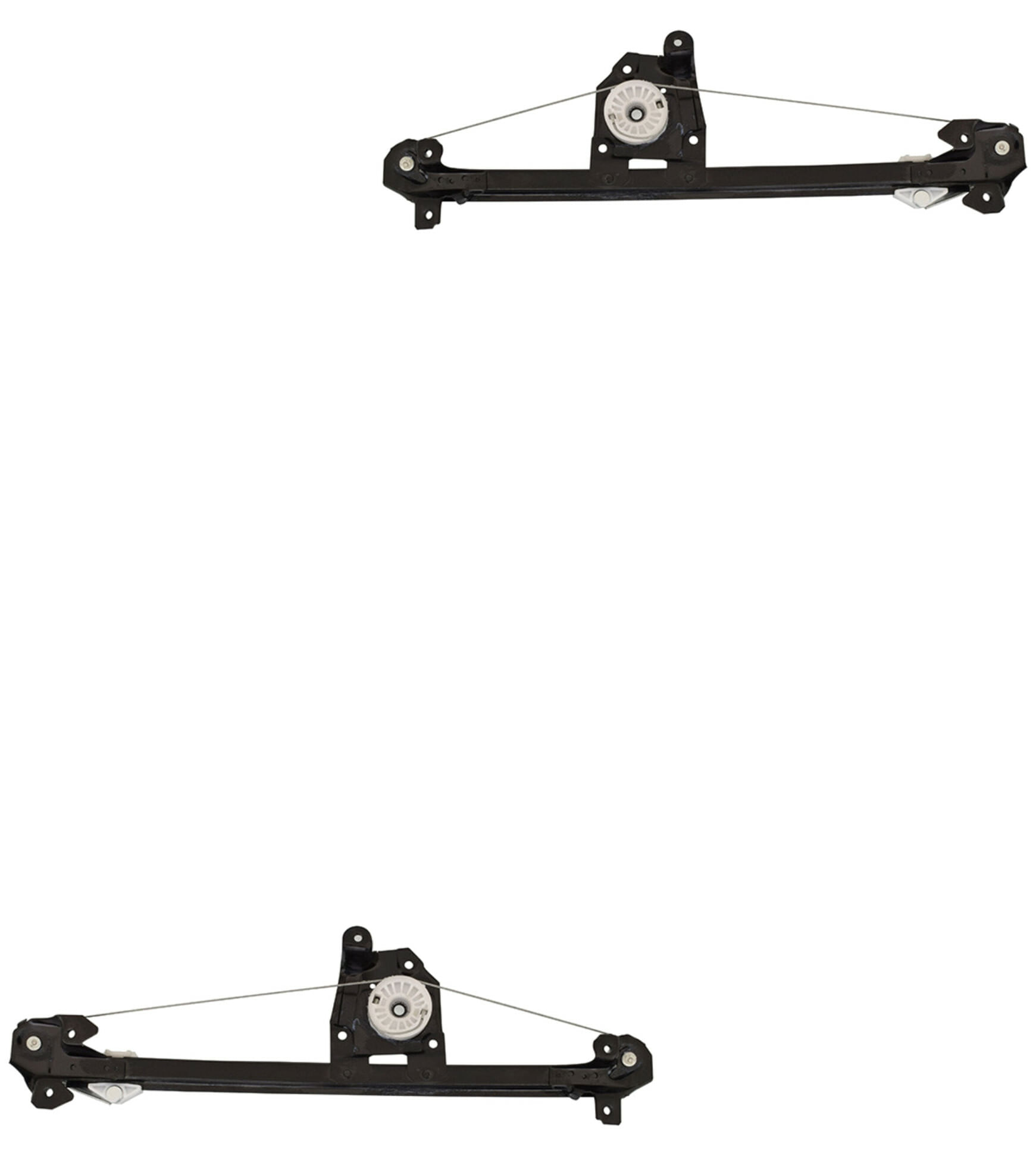 Par De Elevadores De Cristal Traseros Sin Motor