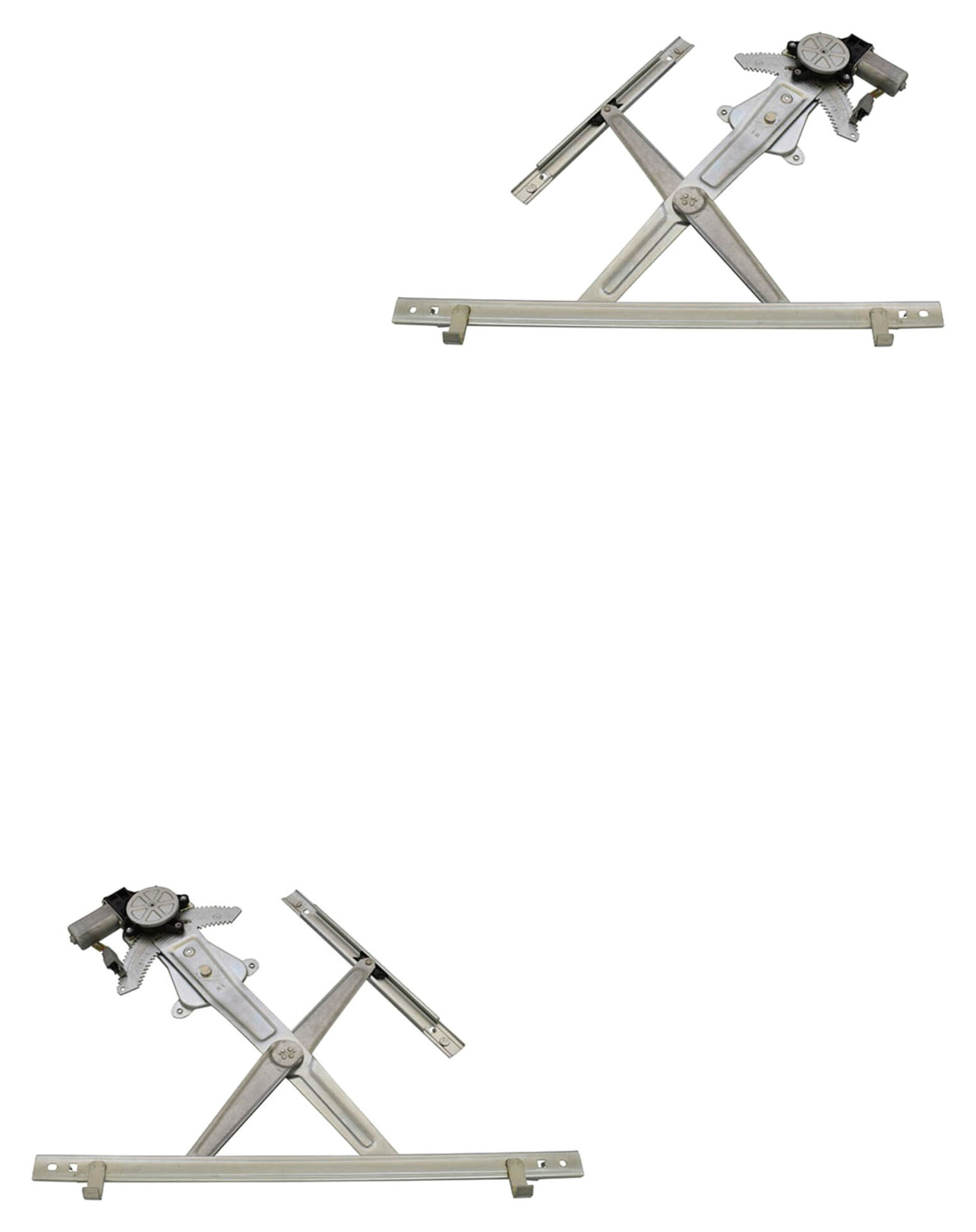 Par De Elevadores De Cristal Delanteros Con Motor