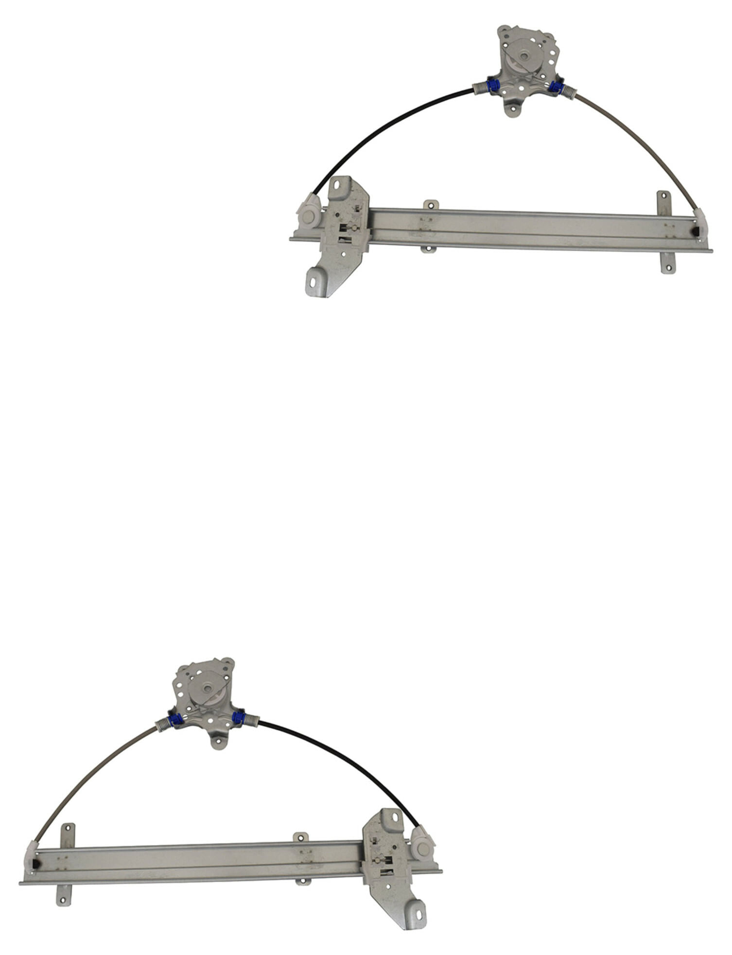 Par De Elevadores De Cristal Delanteros Sin Motor