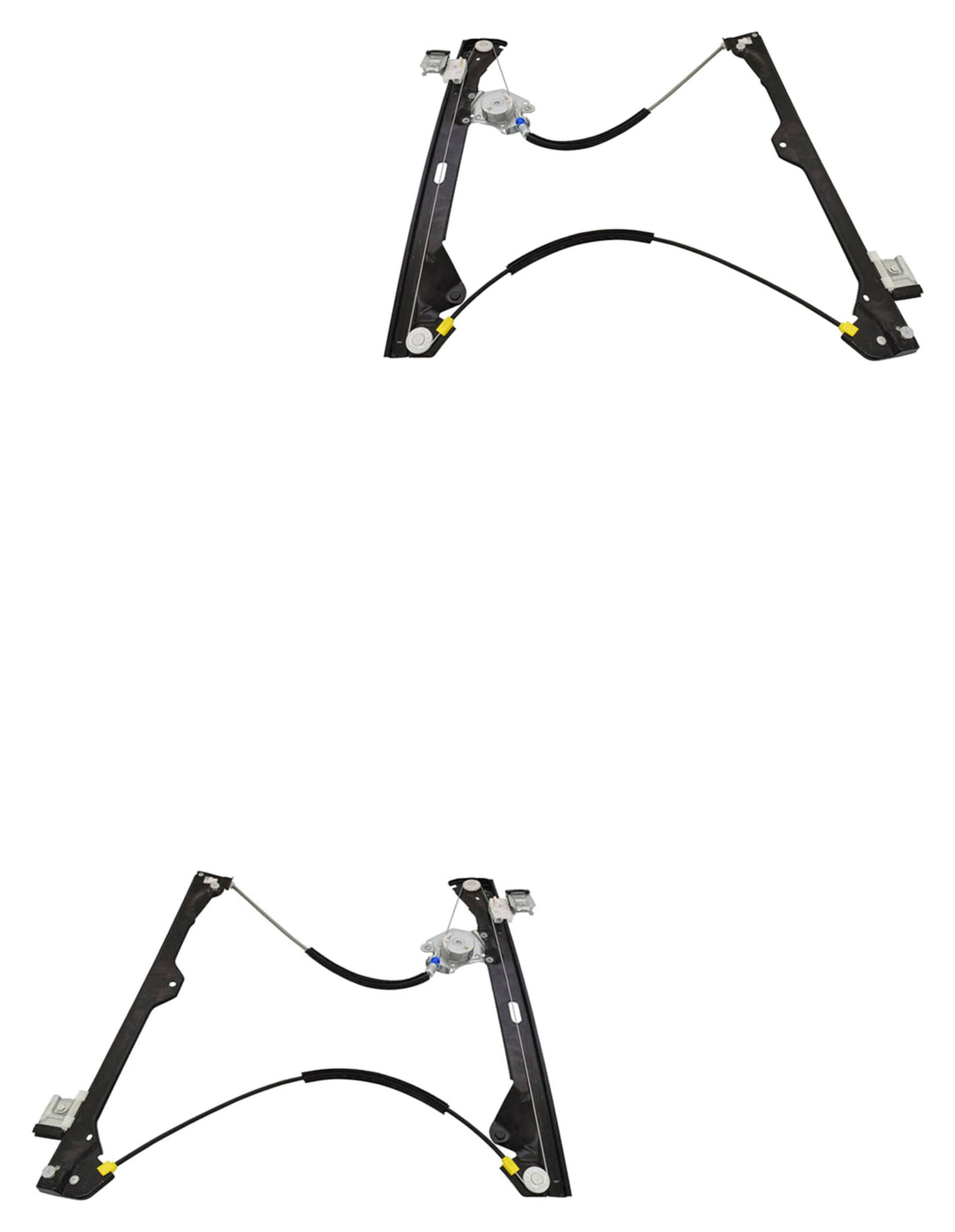 Par De Elevadores De Cristal Traseros Sin Motor