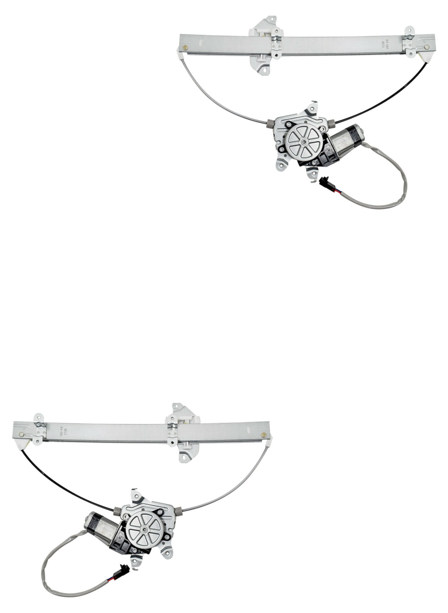 Par De Elevadores De Cristal Delanteros Con Motor