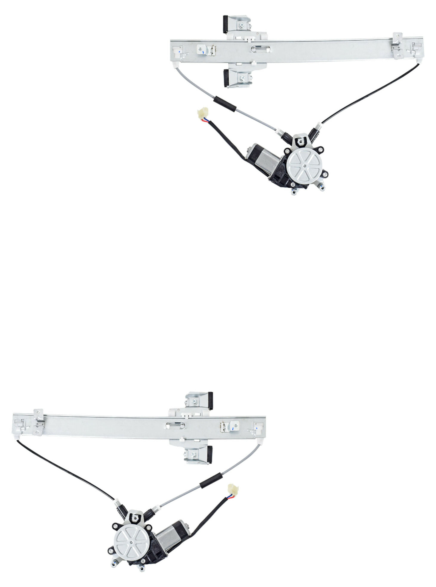 Par De Elevadores De Cristal Delanteros Con Motor