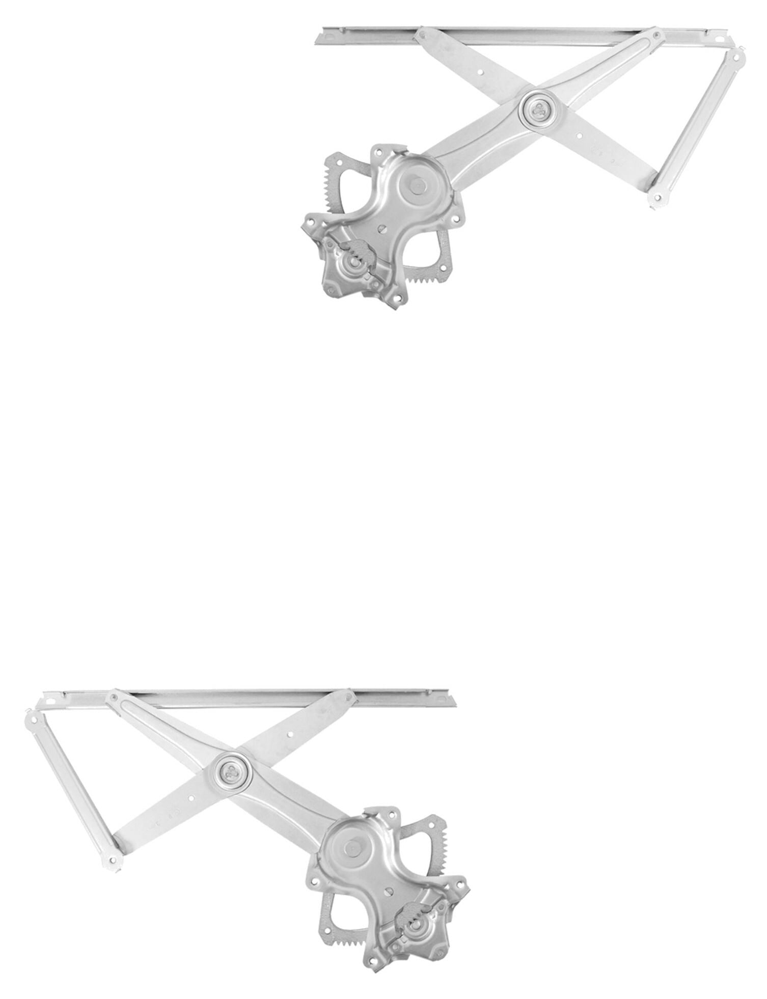 Par De Elevadores De Cristal Delanteros Sin Motor