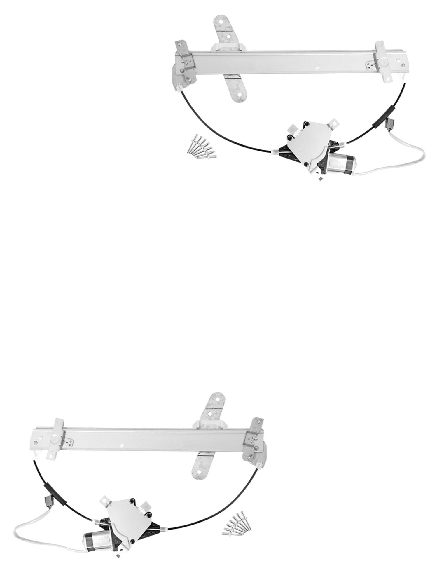 Par De Elevadores De Cristal Delanteros Con Motor