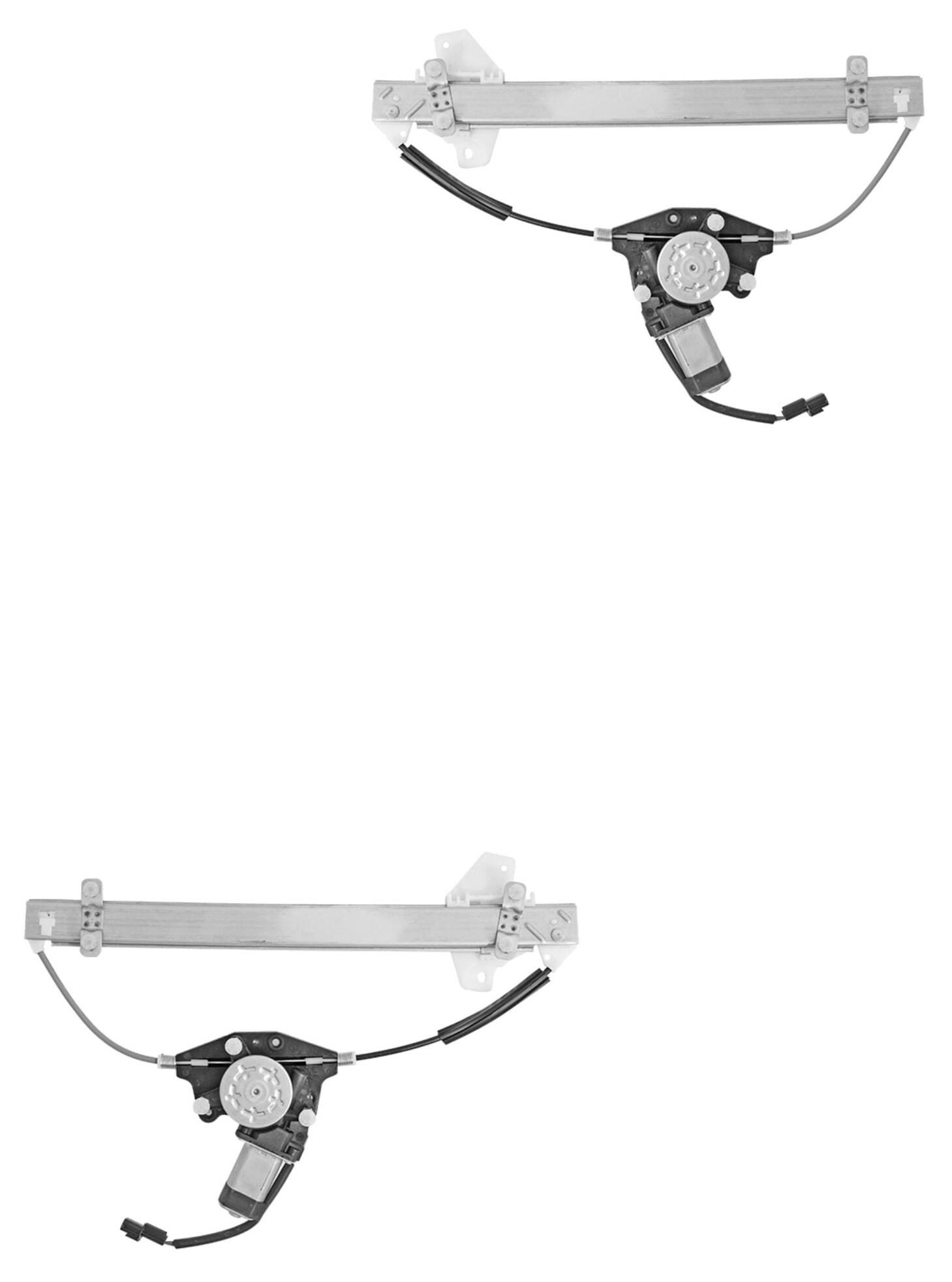 Par De Elevadores De Cristal Delanteros Con Motor