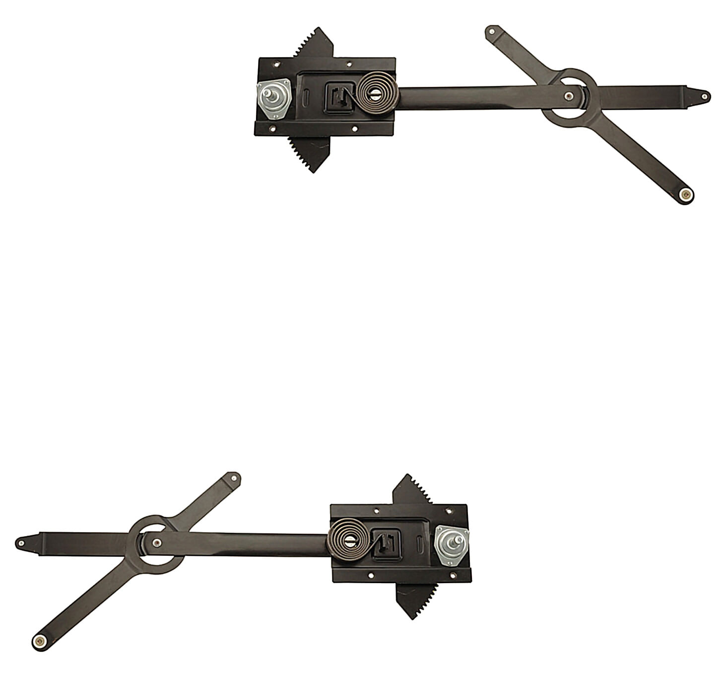 Par De Elevadores De Cristal Manuales Delanteros