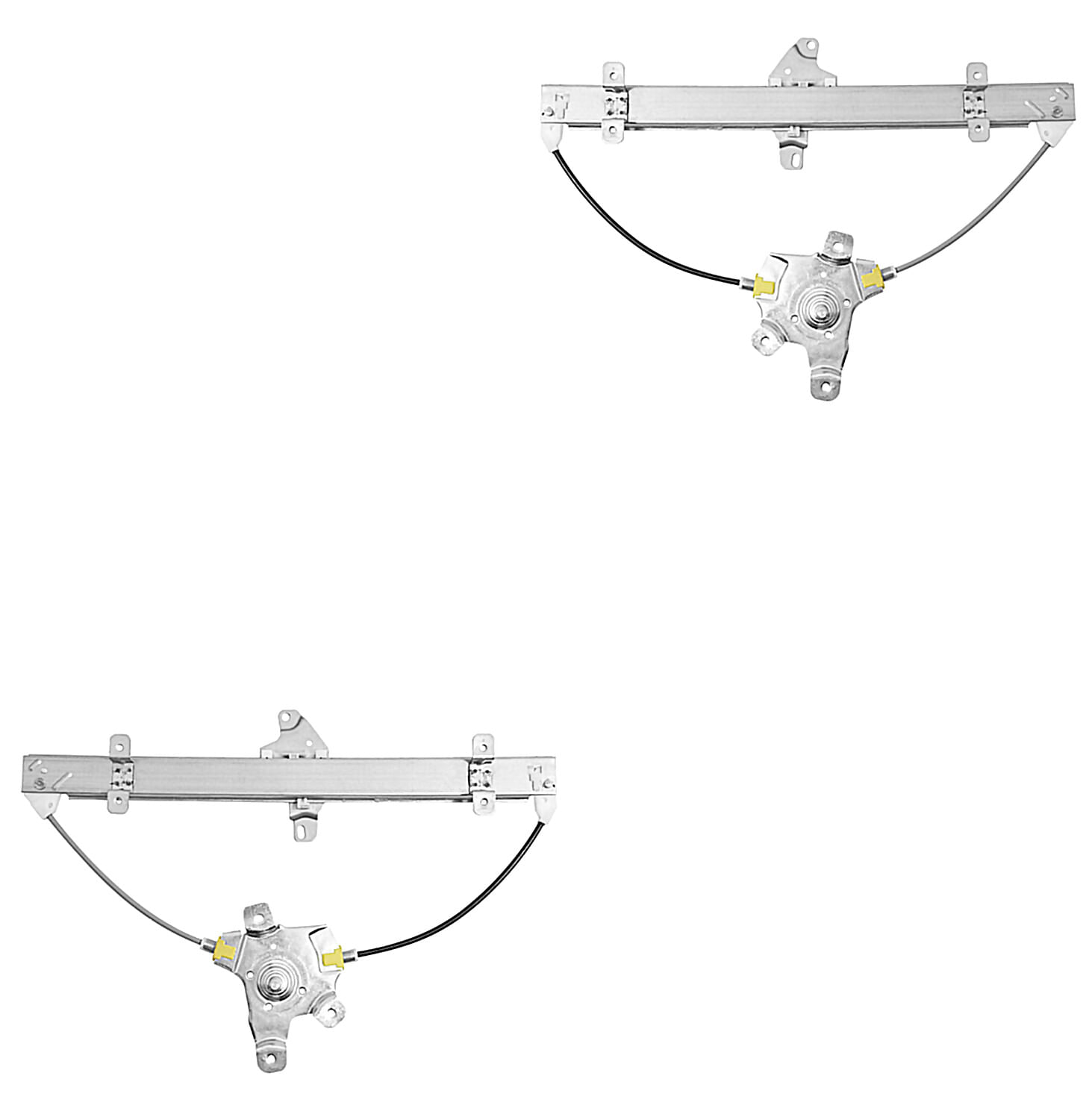Par De Elevadores De Cristal Manuales Delanteros